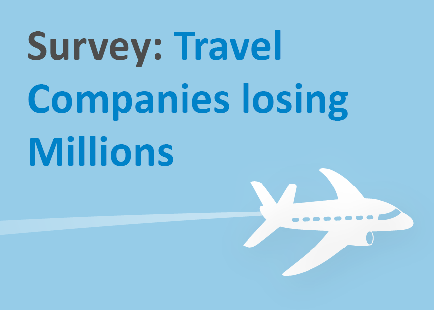 Survey Travel Companies losing Millions