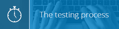 The testing process